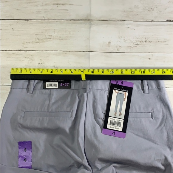 Mario Serrani Slim Fit Gray Crop Work Pants Sz. 4 - Picture 7 of 11